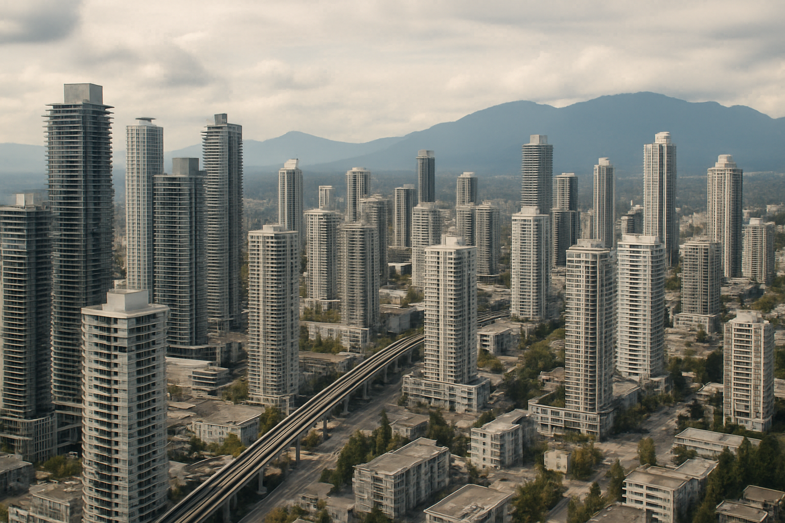 Burnaby, BC skyline