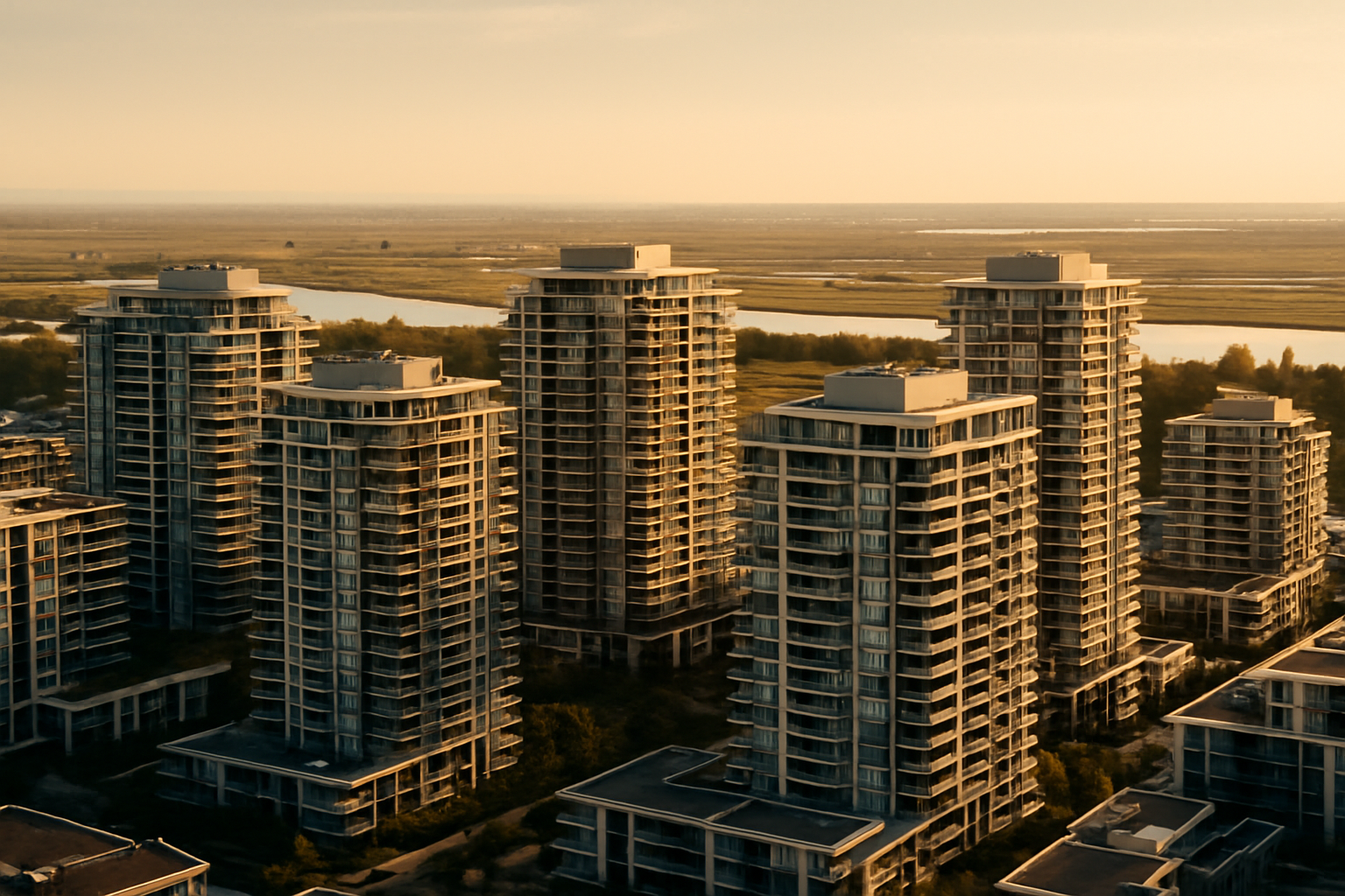 Richmond, BC skyline