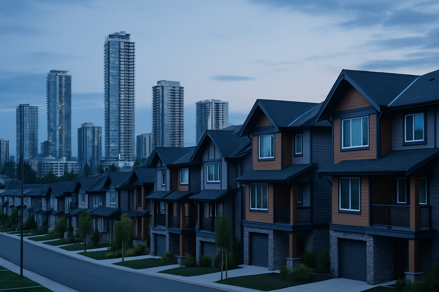 Surrey, BC skyline